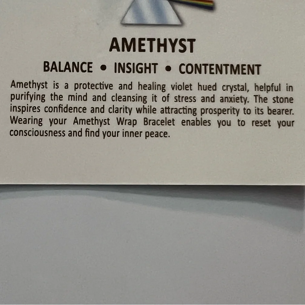 🛍 NWT 🛍WIND AND FIRE AMETHYST BRACELET 🛍 - Picture 5 of 9